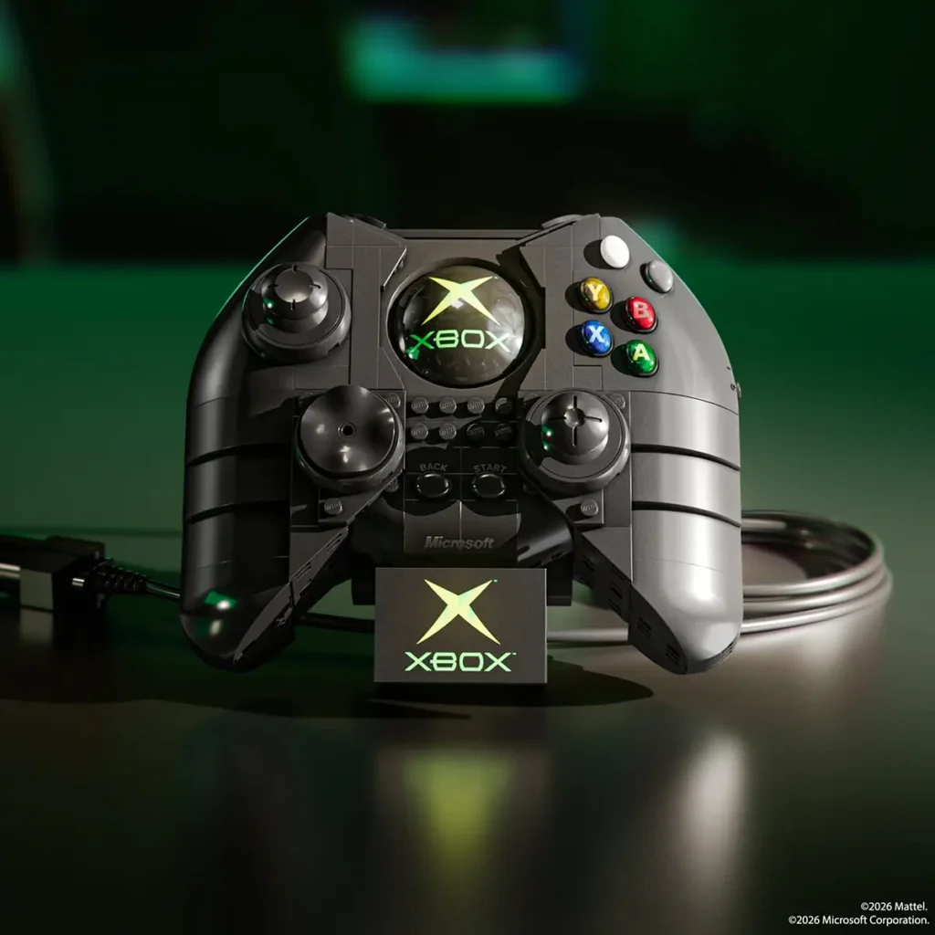 Mattel Brick Shop Microsoft Xbox Building Set