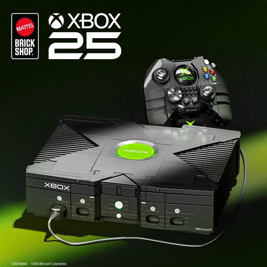 Mattel Brick Shop Microsoft Xbox Building Set
