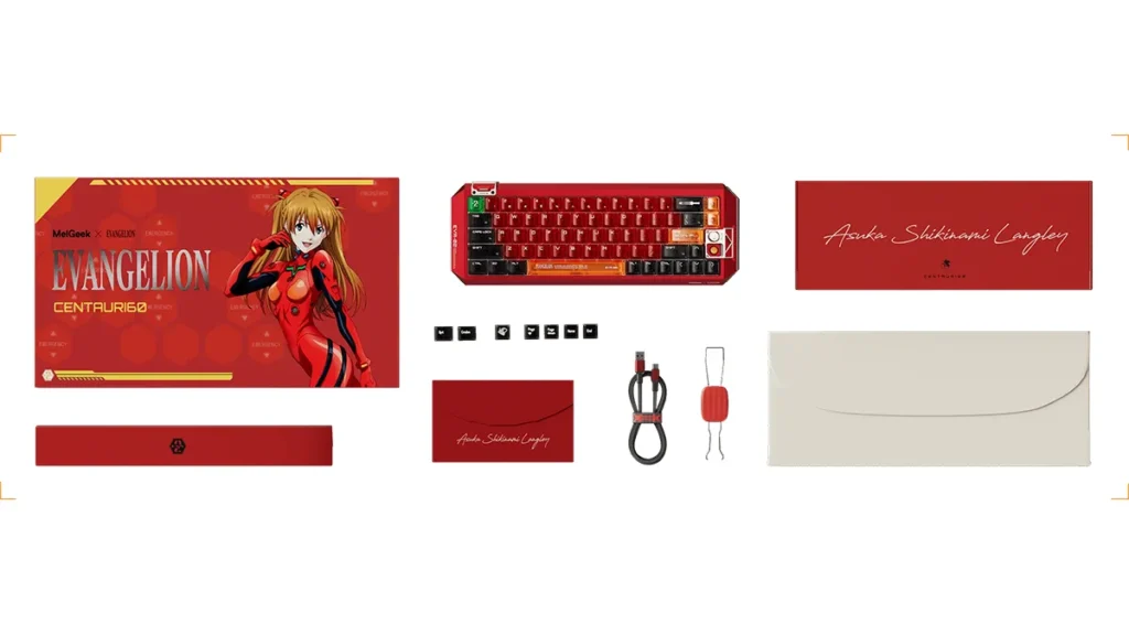 MelGeek x Evangelion Centauri 60 Asuka Edition