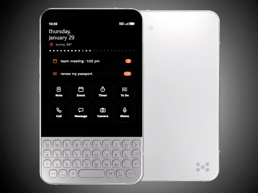 Minimal Phone 2 QWERTY Phone Kickstarter