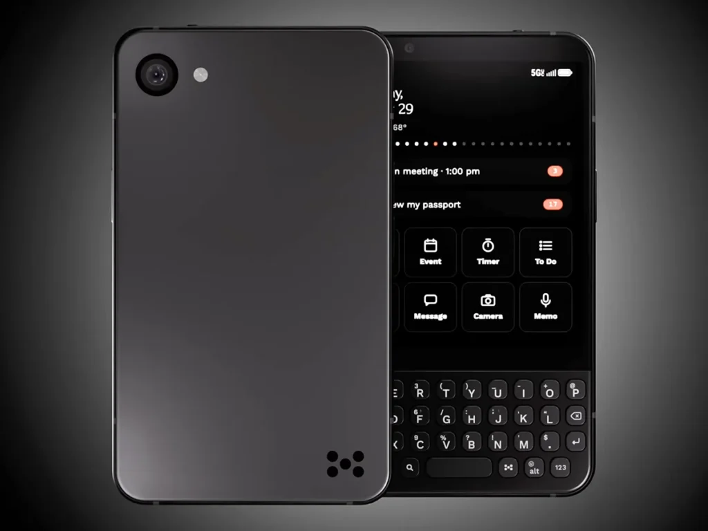 Minimal Phone 2 QWERTY Phone Kickstarter
