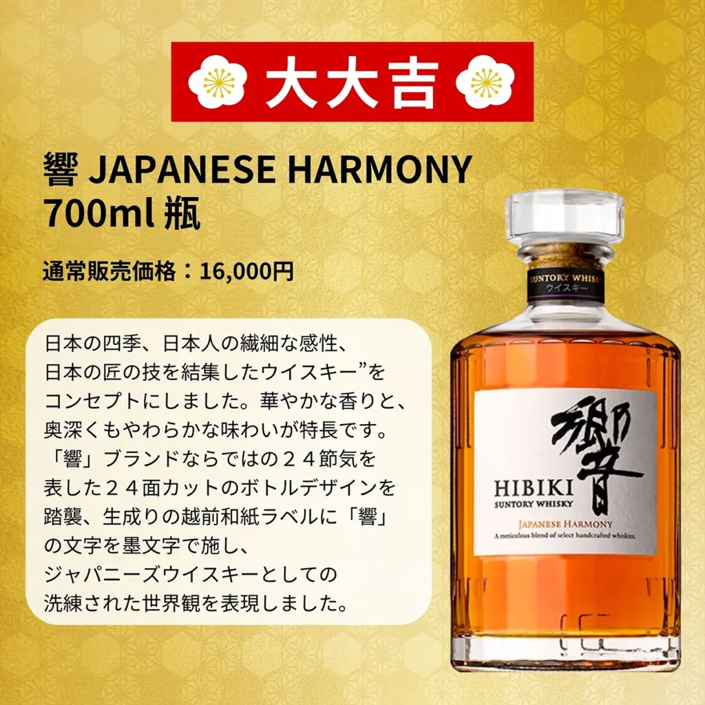 Tachibana Hibiki 21 Whisky Fortune Draw
