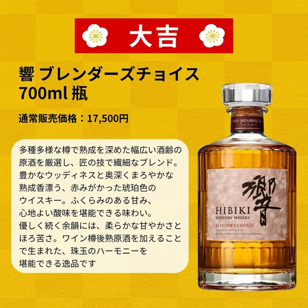 Tachibana Hibiki 21 Whisky Fortune Draw