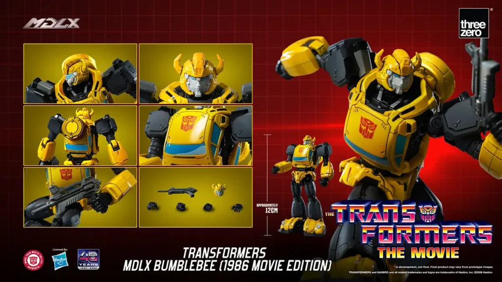 ThreeZero Transformers MDLX Bumblebee (1986 Movie Edition)