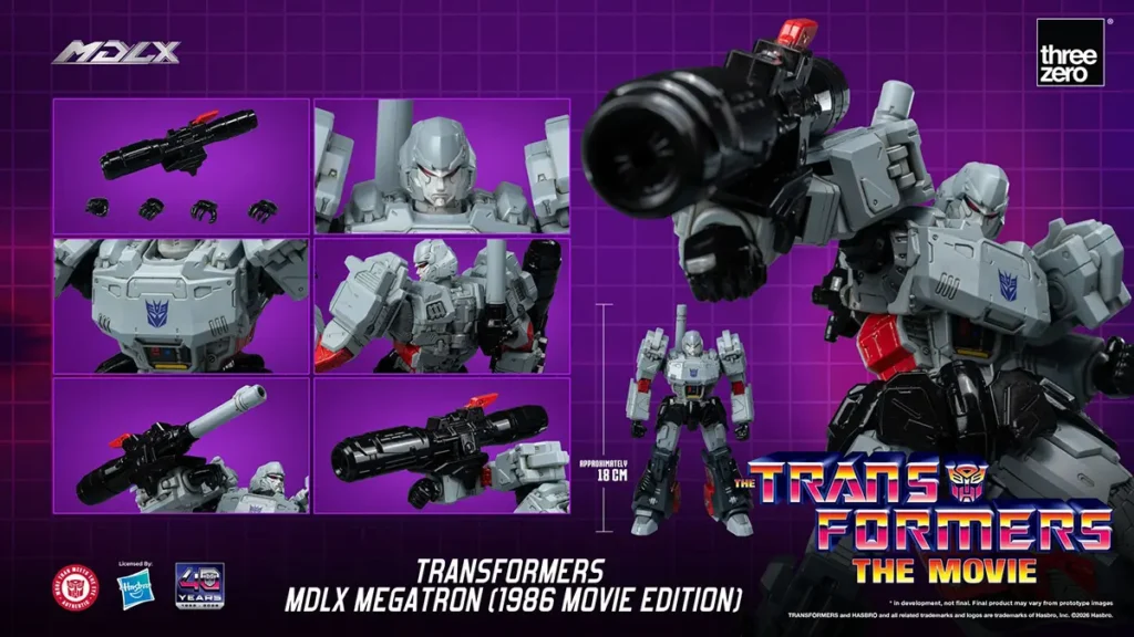 ThreeZero Transformers MDLX Megatron (1986 Movie Edition)