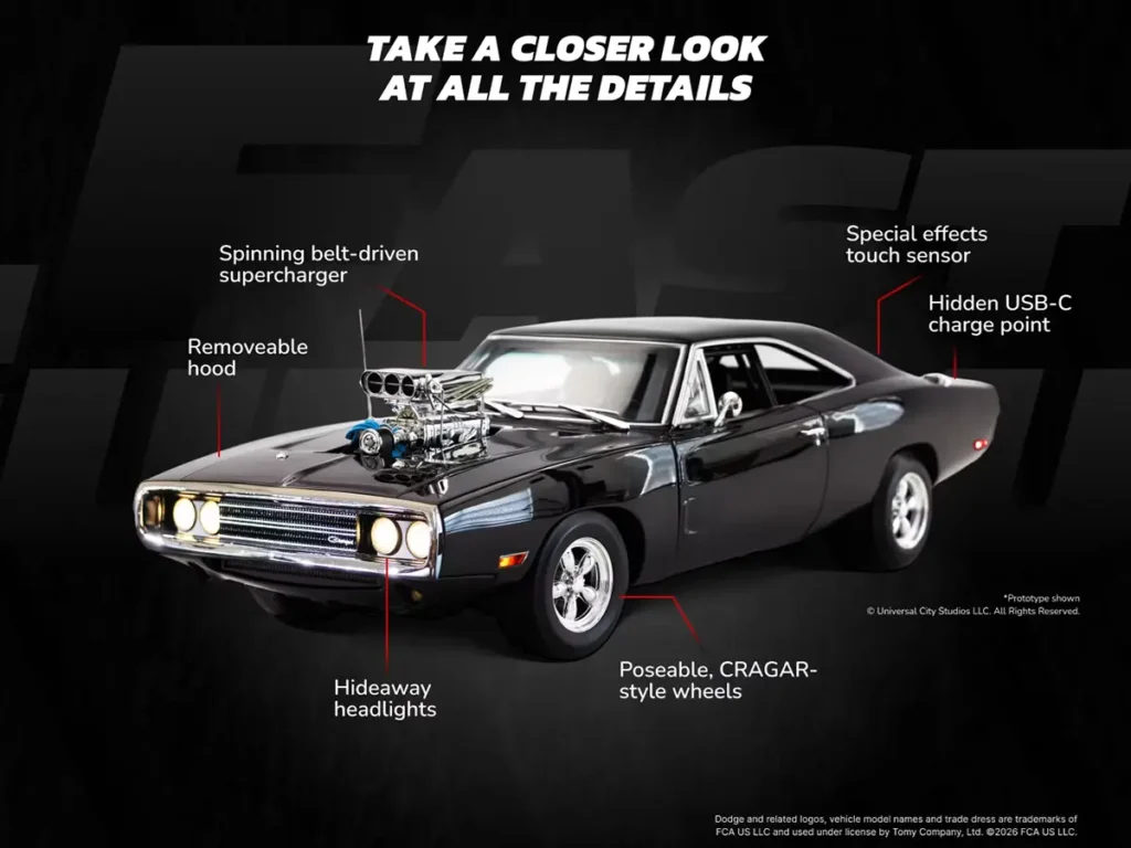 1:10 Fast & Furious Dom's Charger Replica