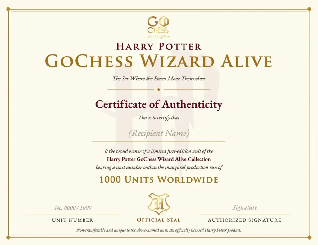 Harry Potter GoChess Wizard Alive