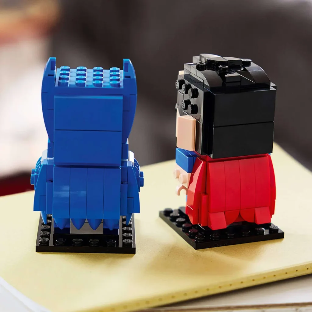 LEGO Brickheadz Golden Age Superman and Batman Figures