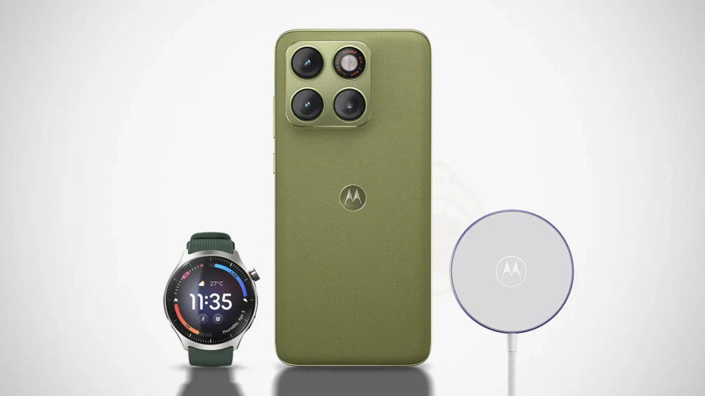 Motorola Edge 70 Plus, Moto Watch Ultra, and Moto Snap Charger