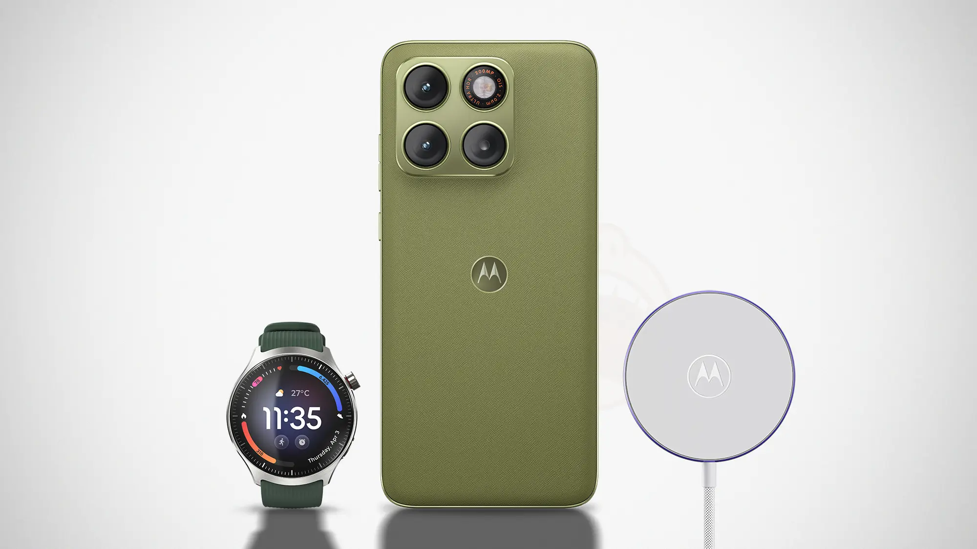 Motorola Edge 70 Plus, Moto Watch Ultra, and Moto Snap Charger