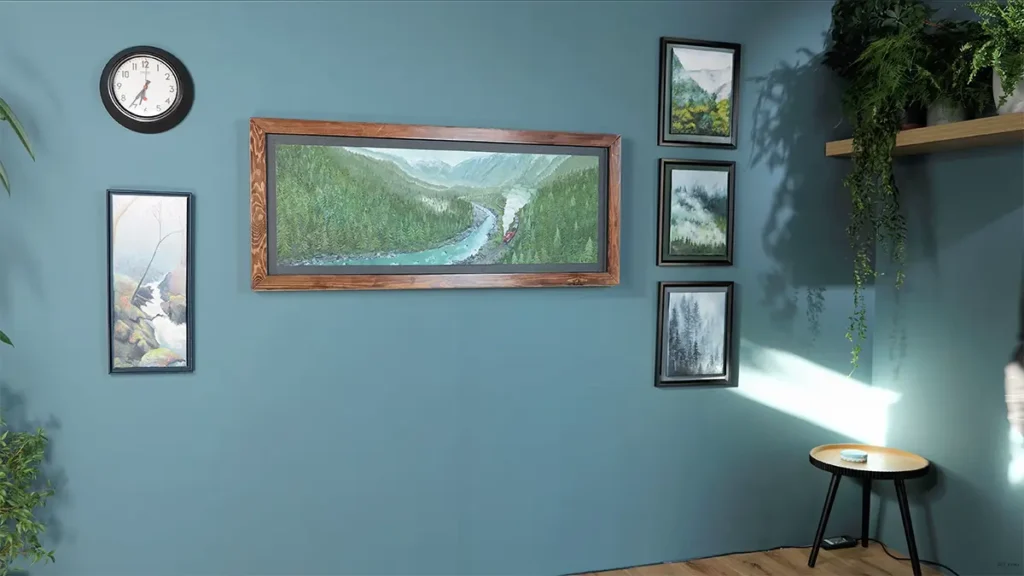 Picture Frame PC with Table Top by DIY Perks