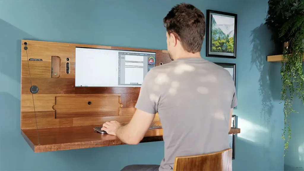 Picture Frame PC with Table Top by DIY Perks