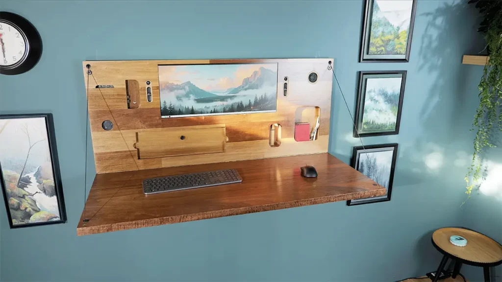 Picture Frame PC with Table Top by DIY Perks