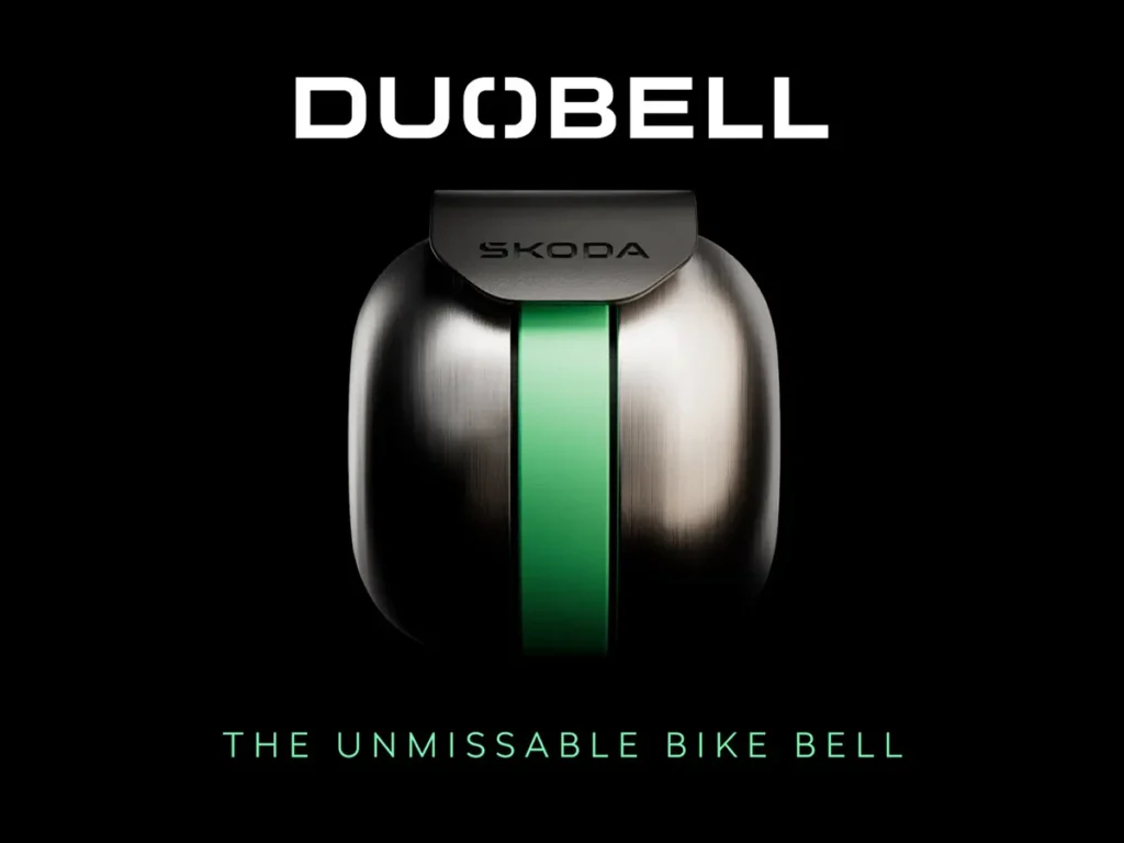 Skoda Duobell Anti-Noise-Cancelling Headphones Bike Bell