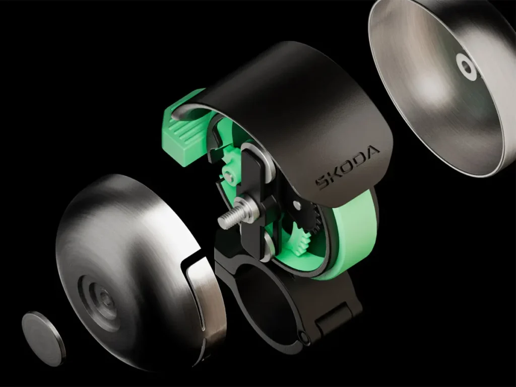 Skoda Duobell Anti-Noise-Cancelling Headphones Bike Bell