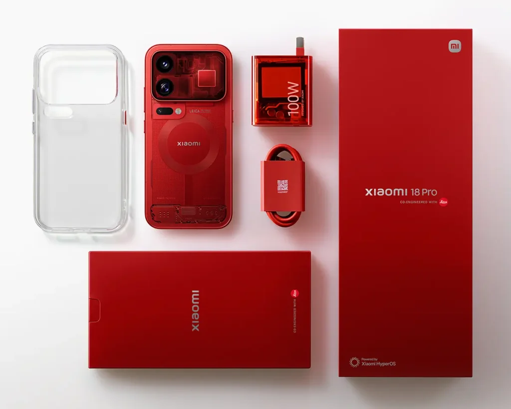 Xiaomi 18 Pro and 18 Pro Max Transparent Edition