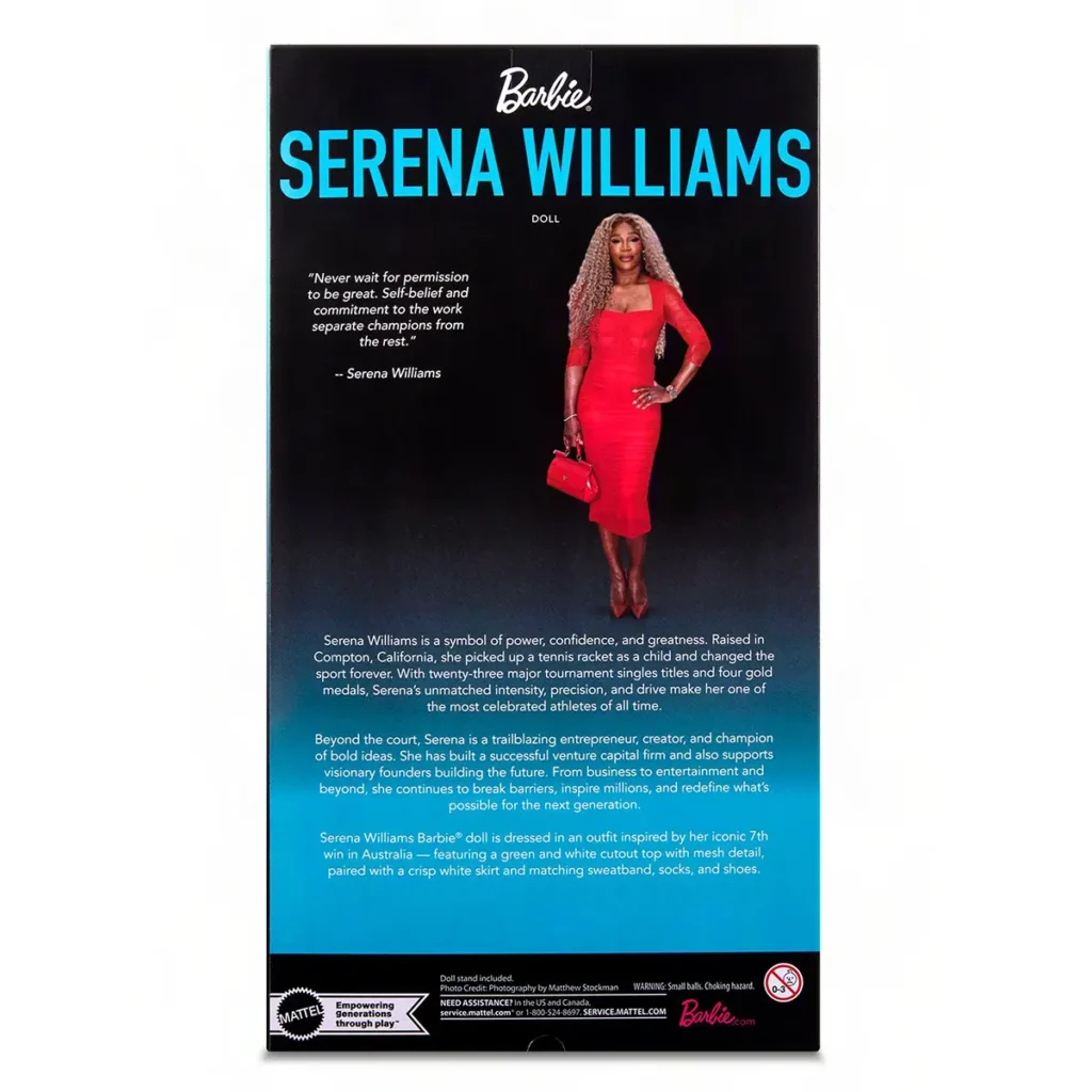 Barbie Signature Role Models Serena Williams Doll