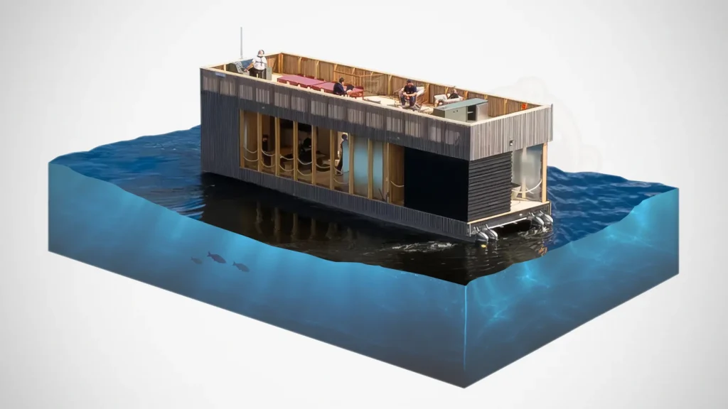 Cefmof’s Hydrogen-Powered Sauna Boat