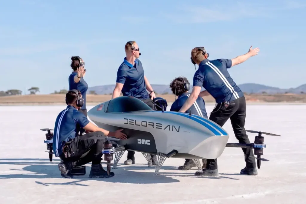 DeLorean Airspeeder Team