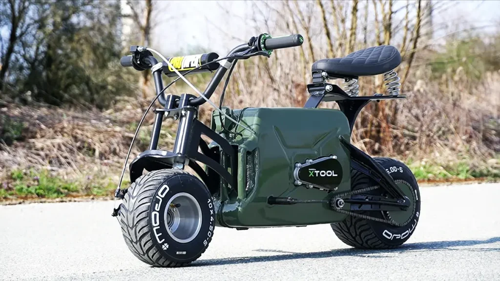 Doctor D.S. Homemade 50cc Jerrycan Motorcycle
