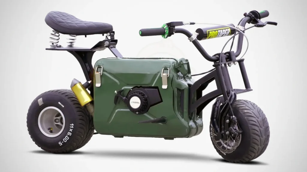 Doctor D.S. Homemade 50cc Jerrycan Motorcycle