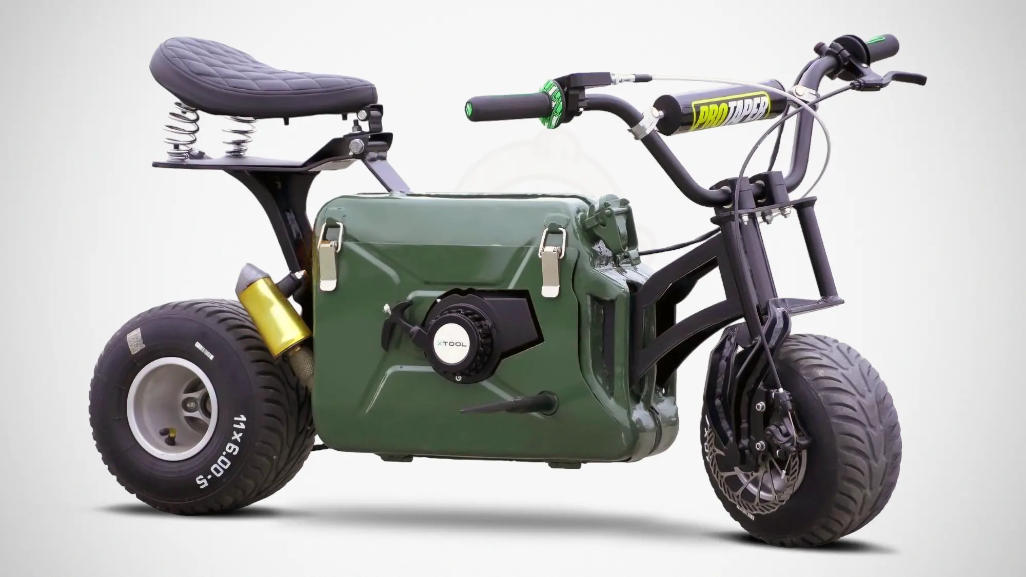 Doctor D.S. Homemade 50cc Jerrycan Motorcycle