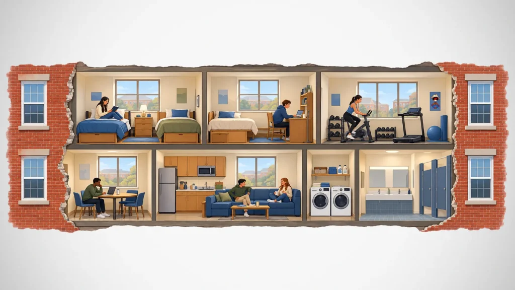 How Thoughtful Architecture Improves Daily Life for University Housing