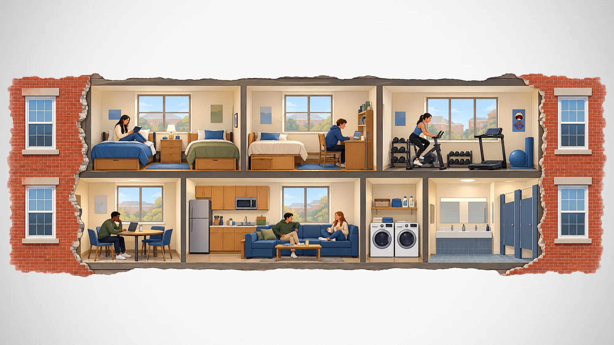 How Thoughtful Architecture Improves Daily Life for University Housing