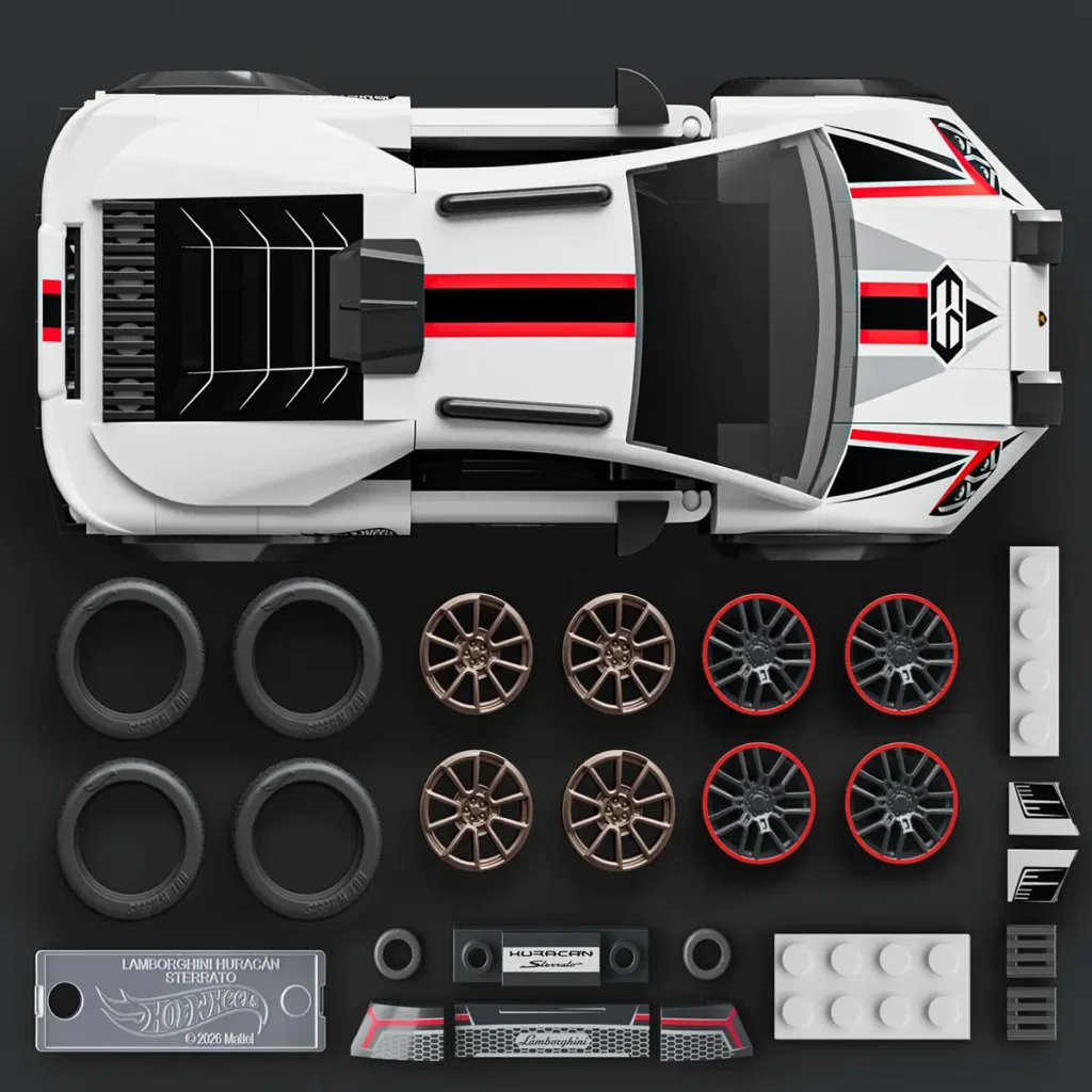 Mattel Brick Shop Hot Wheels Lamborghini Huracán Sterrato