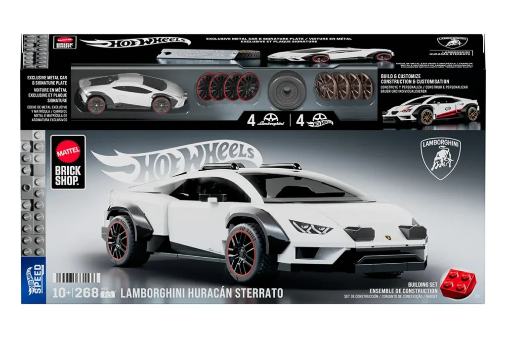 Mattel Brick Shop Hot Wheels Lamborghini Huracán Sterrato