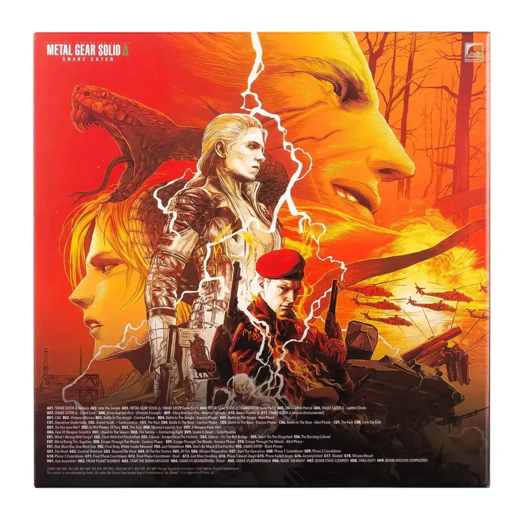 Metal Gear Solid Δ: Snake Eater – Original Video Game Soundtrack 4XLP