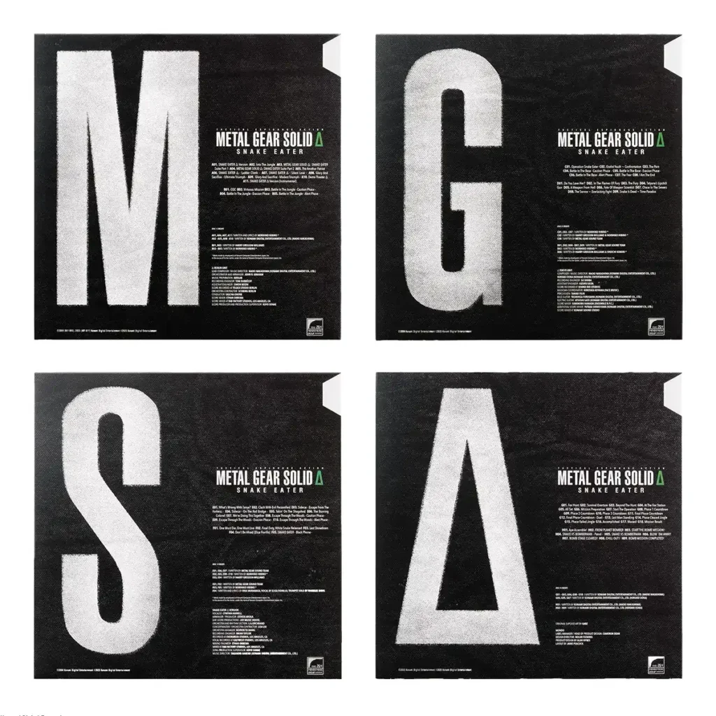 Metal Gear Solid Δ: Snake Eater – Original Video Game Soundtrack 4XLP