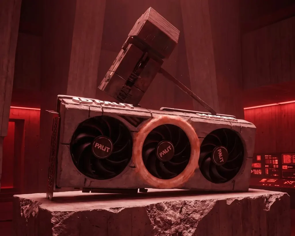 Palit GeForce RTX 5080 GamingPro GPU with CONTROL Resonant