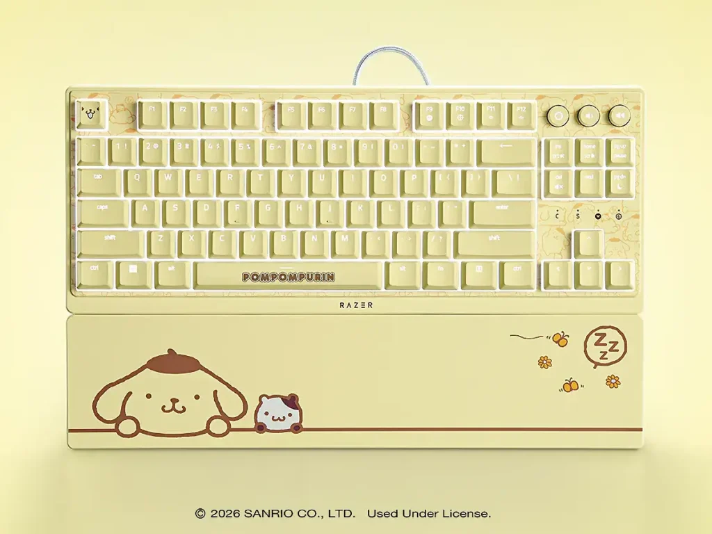 Razer Ornata V3 Tenkeyless Pompompurin Edition