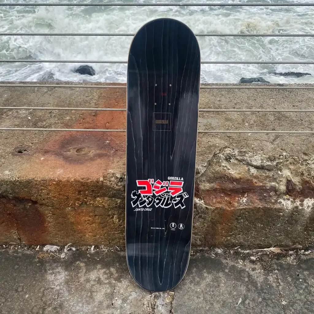 Santa Cruz Godzilla Hand Popsicle Skateboard Deck