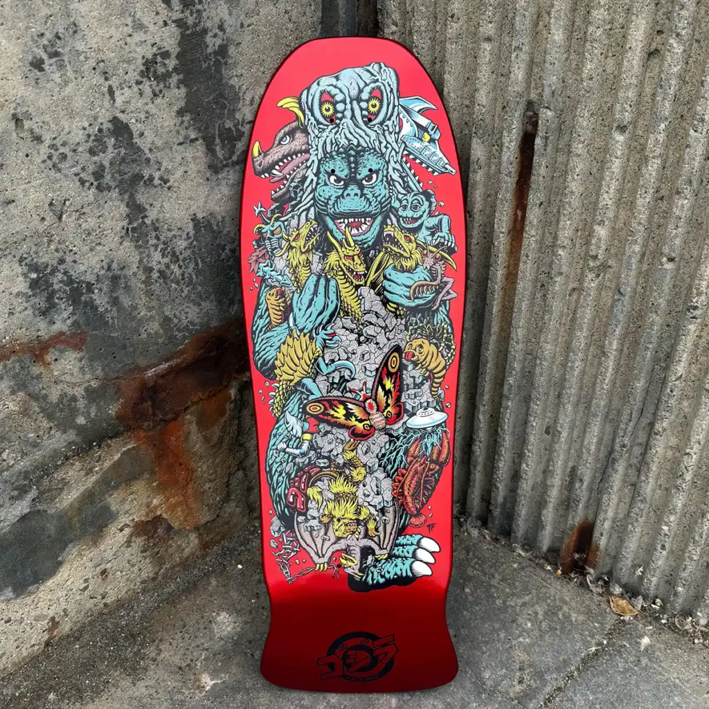 Santa Cruz Roskopp Skateboard Deck - Red Variant