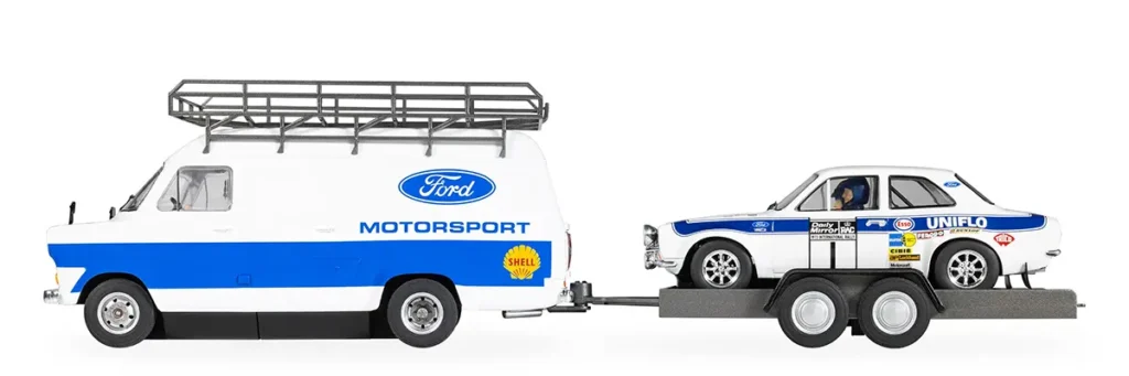 Scalextric .C4649A Ford Motorsport Transit and Escort Mk 1 Twin Car Set