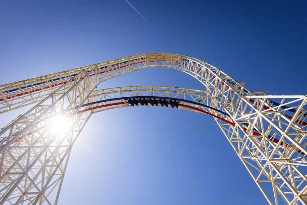 Six Flags ArieForce One Steel Roller Coaster