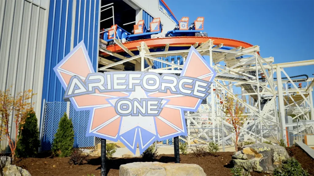 Six Flags ArieForce One Steel Roller Coaster