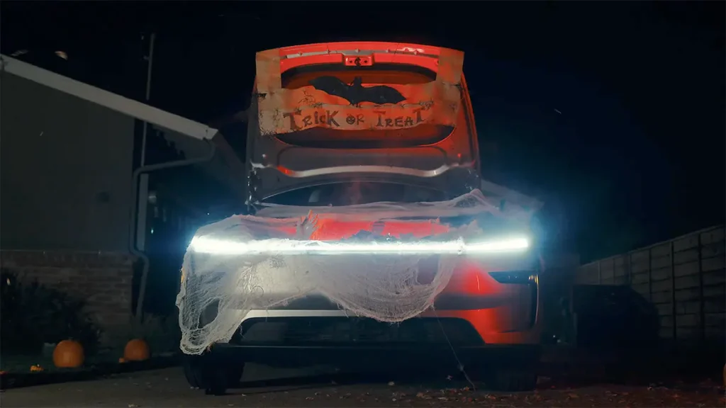 Trick or Treat Tesla Halloween Mode